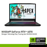 MSI KATANA A15 AI GeForce RTX 4070 Ryzen 9 8945HS 16GB 1TB 15.6QHD 165Hz