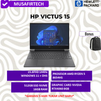HP VICTUS 15 RYZEN 5 8645HS RTX4060 8GB 16GB 512GB W11+OHS 15.6FHD 144HZ
