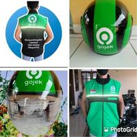 Terlaris ! Promo Atribut Driver Gojek Rompi & Helm Gojek Terbaru