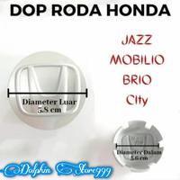 Dop Roda / Tutup Velg Honda Brio Jazz Freed Mobilio City Asli