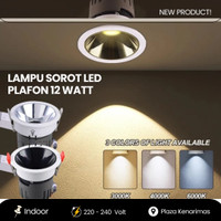 Lampu Sorot LED Spotlight COB Plafon 12 Watt Lampu Spotlight Led 12 Watt