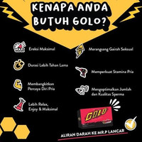 A2 TOYZS Mister Golo isi 5 Sachet | Suplemen Pria Herbal Serbuk Rasa Jelly Madu Dengan Korean Ginseng