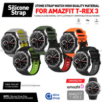 SPORT Strap Rubber Silikon 2 Tone For Amazfit T-Rex 3 Tali Jam Smartwatch TRex 3