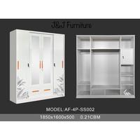 (READY MAKASSAR) lemari besi 4 pintu sliding murah PROMO