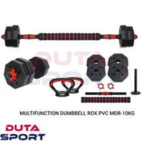 Diskon! Barbel Multifungsi Dumbbell Kettlebell Barbell Pvc Rox 10 Kg