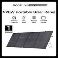 EcoFlow NextGen 220W Bifacial Portable Solar Panel - Panel Surya Lipat Camping Hiking RV Dua Sisi Foldable