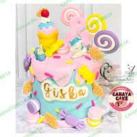 Ice Cream Cake / Kue Ulang Tahun Ice Cream / Kue Ultah Custom