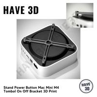 Review Stand Power Button Mac Mini M4 Tombol On Off Bracket 3D Print ...