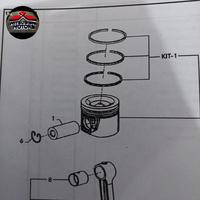 Ring Piston Ring Seher Fuso Canter 170ps FI1217