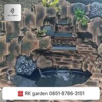 RK garden | kolam ikan tebing