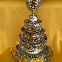 Mandala Aluminium Besar Uk 20cm