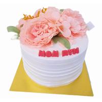Cake Birthday Flower Pink
