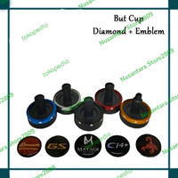 BUT CUP DIAMOND + EMBLEM - TUTUP PANGKAL JORAN