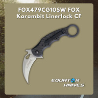 FOX479CG10SW FOX Karamb*t Linerlock CF Bohler N690
