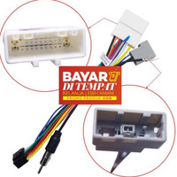 Kabel Soket Socket Adapter Mobil Nissan utk Pasang HU Tape JVC Kenwood