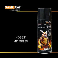 Samuraipaint 4D882* 4D GREEN Cat Aerosol Kualitas Kompresor