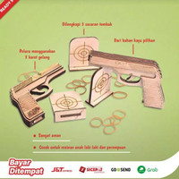 New pistol mainan anak peluru gelang karet | toy gun mainan tembakan