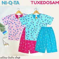 new PIYAMA KATUN NIQTA DEWASA PENDEK SONTOK 7/8