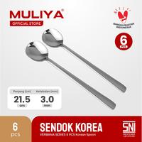Sendok Korea Korean Spoon Verbana Mirror Finish Muliya (6 Pcs)