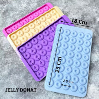 Cetakan Es Jelly Motif Donat 40 Lubang Cetakan Puding Motif Donat