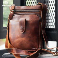 fabrizzio store tas kecil pria vintage kulit asli