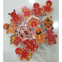 Penawaran Terbatas Natal Christmas Permen Lolipop isi 12pc Lolipop Xmas