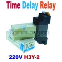 220Vac H3Y-2 Power On Time Delay Relay Solid-State Timer 0-60Sec New Stok