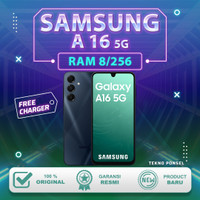 Samsung Galaxy A16 5G Smartphone [8 GB/256 GB + Adaptor] Garansi Resmi