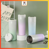 Tumbler Stainless Steel Coffee Cup Aesthetic 500ml Double Layer Design
