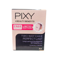 PIXY UV Whitening Two Way Cake Perfect Last / Bedak Padat