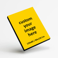 Poster Custom Bingkai Kayu Ukuran 120x80 Cm A0