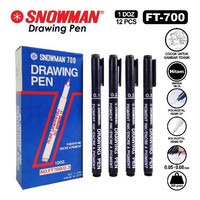 SNOWMAN DRAWING PEN & CALIGRAPHY PEN
