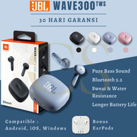 Headset Bluetooth Jbl Wave Tws Pure Bass Wireless Earphone Earbuds