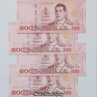 Koleksi Thailand Bath Pecahan 100 Bath