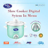 Baby Safe LB07M Slow Cooker 1.2L / Alat Memasak Menghangatkan MPASI