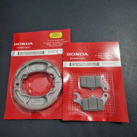Kampas Rem belakang + Dispad Cakram Depan Vario 110 125 150 CBS Techn