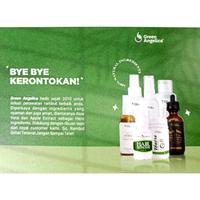 Mantap Green Angelica Thanks Card - For Gift