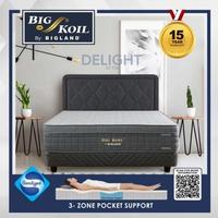 Big Koil- Springbed DELIGHT Plushtop By Bigland - Fullset 160x200