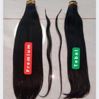 rambut sambung asli potongan bandung 60cm