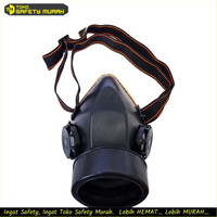 masker respirator tabung single corong filter np 305 gas, obat