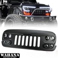 Grille Grill Model Angel Ayes Dengan Lampu LED Untuk Jeep Wrangler JK