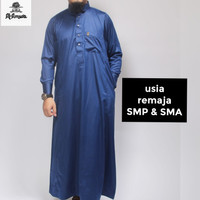 jubah anak laki laki al amwa hudzaifah usia remaja SMP SMA