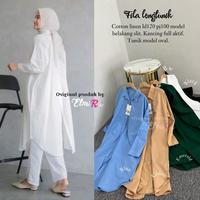 Filaa long tunik jumbo bhn katun linen premium ld 120 pj 100