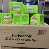 Herbadrink JKJ ( Jahe Kencur Jeruk Nipis ) Kemasan 1 pack isi 5 sachet