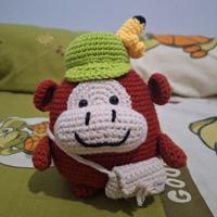 Boneka Rajut Monyet Gemoy