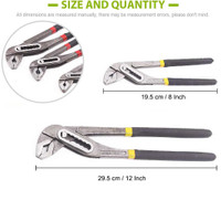 KUNCI PIPA TANG BURUNG 8 - 12 INCH PUMP PLIERS FN