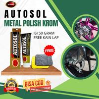 Autosol Pengilap Logam Metal Polish Krom Car Pengkilap Body Motor Mobi