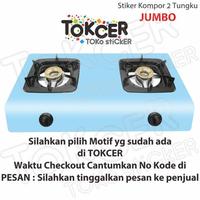 STIKER KOMPOR 2 TUNGKU JUMBO