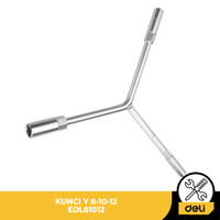 Kunci Y Deli Y-Type Socket Wrench Kunci Ganti Ban EDL81012