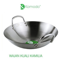 KUALI STAINLESS / PENGGORENGAN / WAJAN KOMODO ukuran 40 cm